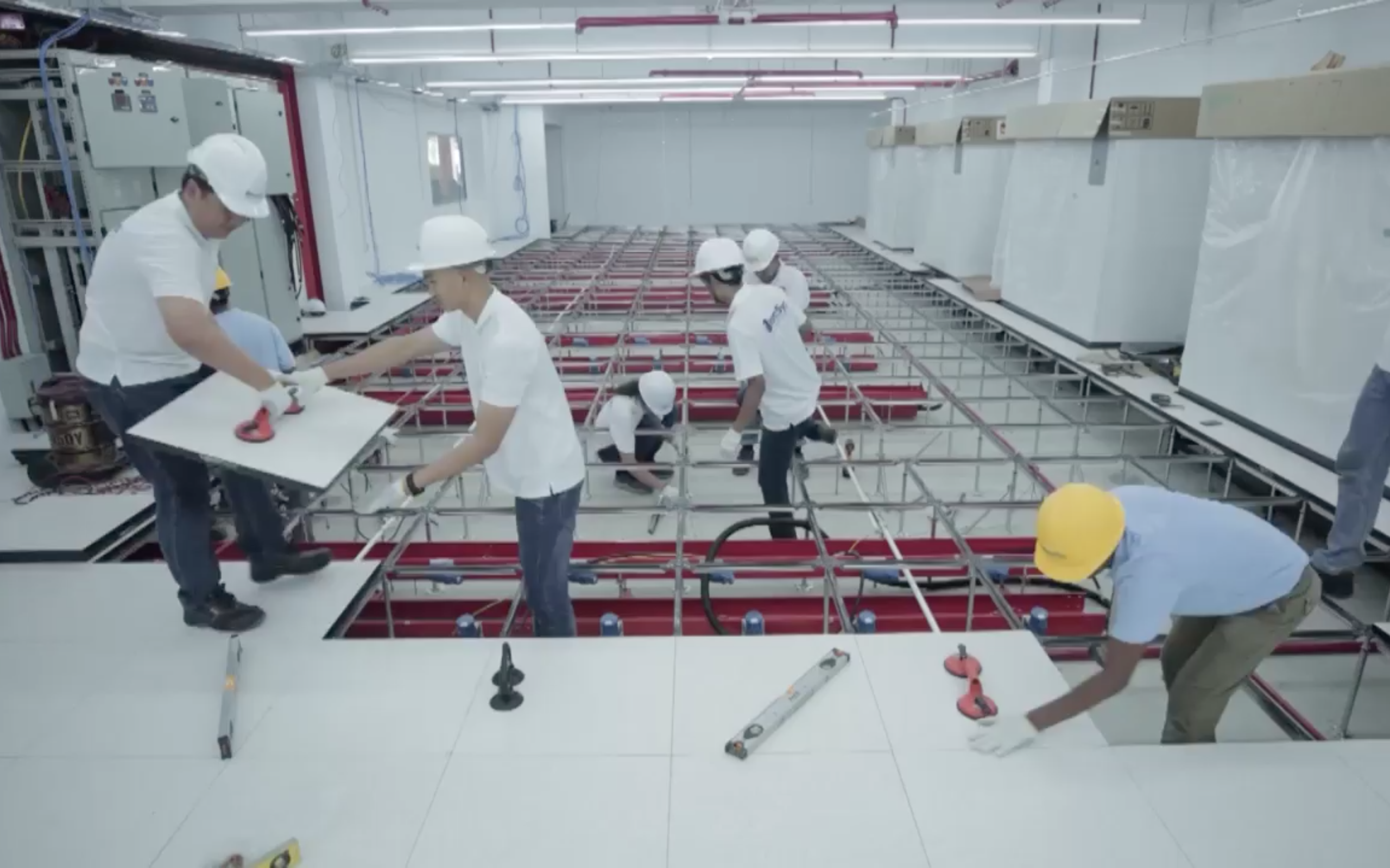 Anti-static Tile Installation